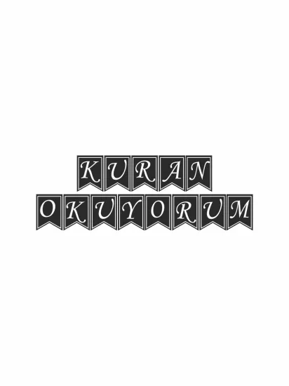 Kuran Okuyorum Flama Banner Siyah Beyaz Renk Modelleri ve Fiyatları | Zajabaskı