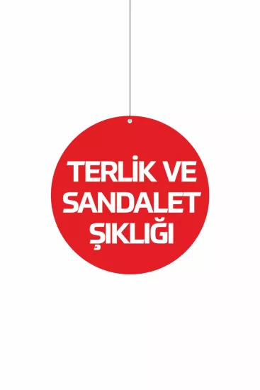 Terlik ve Sandalet Şıklığı Mağaza Reyon Dönkartı 30x30 cm Modelleri ve Fiyatları | Zajabaskı