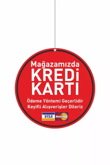 Mağazamızda Kredi Kartı Geçerlidir Levhası Modelleri ve Fiyatları | Zajabaskı