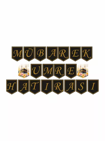 Mübarek Umre Hatırası Flama Banner Modelleri ve Fiyatları | Zajabaskı