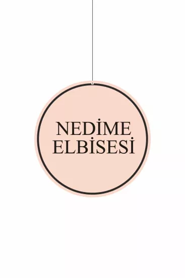 Nedime Elbisesi Mağaza Dönkartı 30x30 cm Modelleri ve Fiyatları | Zajabaskı
