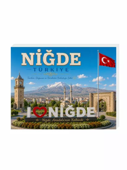 Niğde Buzdolabı Süsü Magnet | Niğde Hatıra Magnet | ZajaBaskı