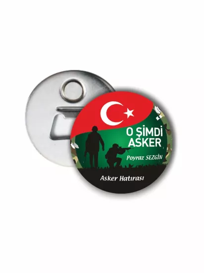 O Şimdi Asker Silüet Temalı Asker Hatırası Açacak Magnet Modelleri ve Fiyatları | Zajabaskı