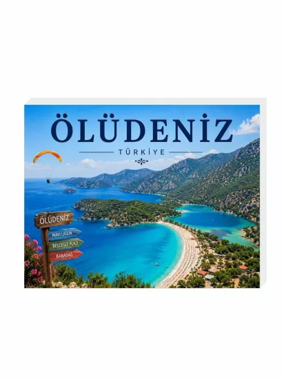 Ölüdeniz Magnet Buzdolabı Süsü | Fethiye Tatil Magneti | ZajaBaskı