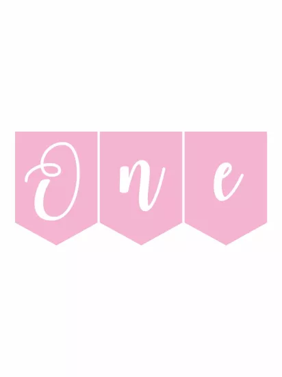 One Flama Banner Pembe Beyaz Renk Tema Modelleri ve Fiyatları | ZajaBaskı