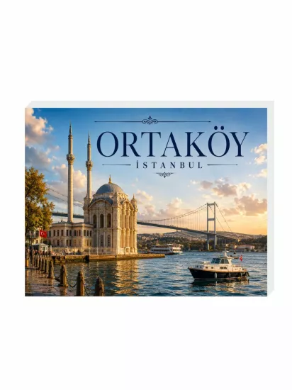 Ortaköy İstanbul Buzdolabı Magneti | 9x7 cm | Zaja Baskı