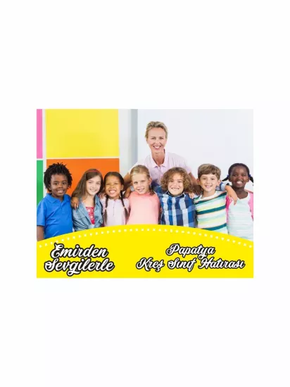 Resimli Sınıf Hatırası Okul Öğrenci Anı Foto Magnet | Fotoğraflı Magnet Baskı | Zajabaskı