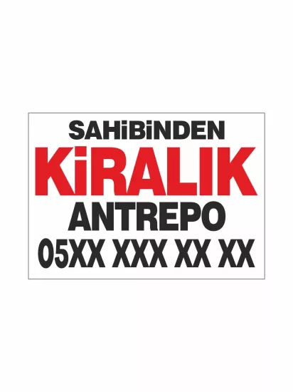 Sahibinden Kiralık Antrepo Afişi Branda Vinil Baskı Modelleri ve Fiyatları | Zajabaskı