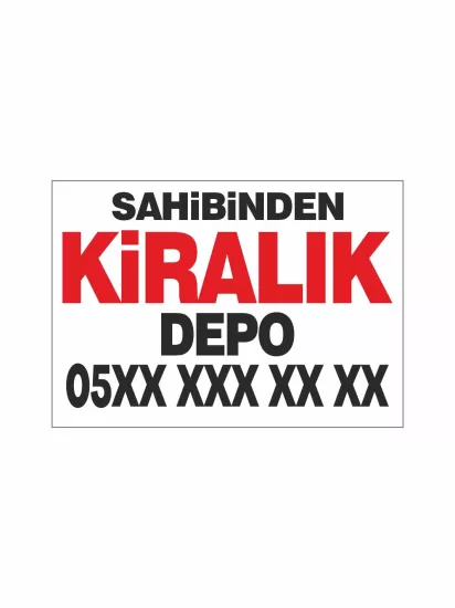 Sahibinden Kiralık Depo Afişi Branda Vinil Baskı Modelleri ve Fiyatları | Zajabaskı