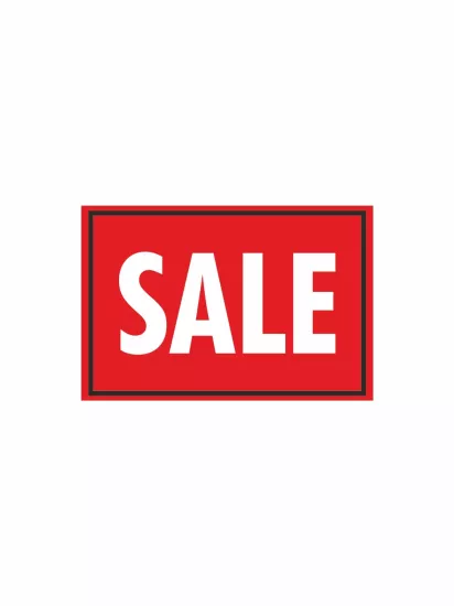 SALE PVC Etiket | Mandallı Kampanya Kartı | Mağaza İndirim Etiketi | Zajabaskı
