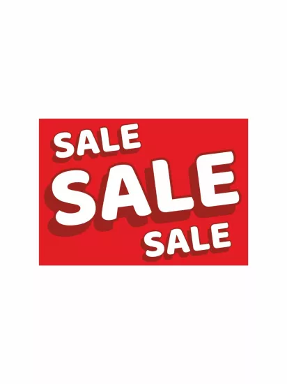 Sale Sale Sale Mağaza Afişi Modelleri ve Fiyatları | Vinil Branda Baskı Zajabaski