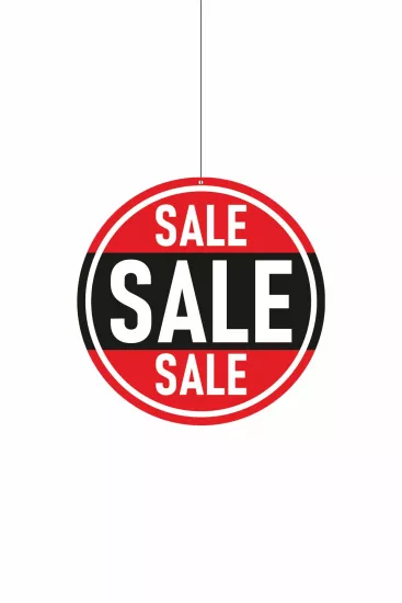 Zajabaskı Sale Sale Sale Yazılı Mağaza Dönkartı 30x30 cm Kampanya Modelleri ve Fiyatları