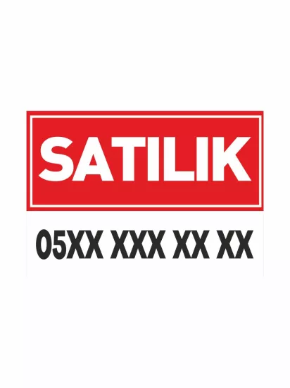 Satılık Afişi Branda Vinil Baskı Modelleri ve Fiyatları | Zajabaskı