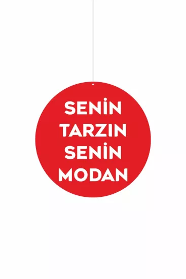 Zajabaskı Senin Tarzın Senin Modan Mağaza Dönkartı Çift Yön Baskılı – Stil Alanını Güçlendir, Hemen Sipariş Ver