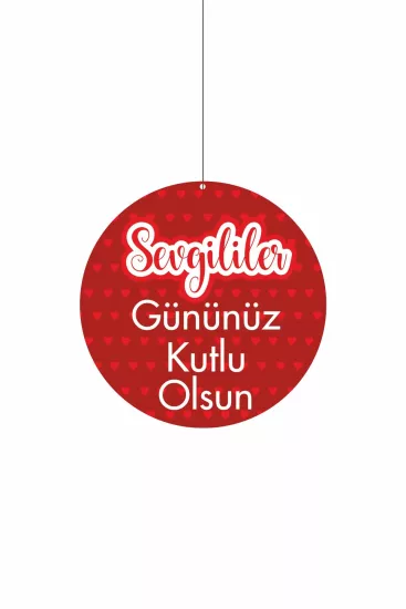 Sevgililer Gününüz Kutlu Olsun Dönkartı 30x30 Modelleri ve Fiyatları | ZajaBaskı
