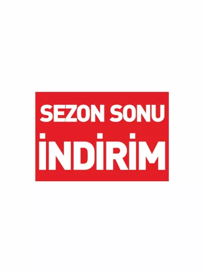 Sezon Sonu İndirim PVC Etiket | Mandallı Kampanya Kartı | Mağaza İndirim Etiketi | Zajabaskı