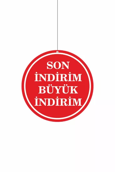 Son İndirim Büyük İndirim Mağaza Dönkartı Modelleri ve Fiyatları | ZajaBaskı