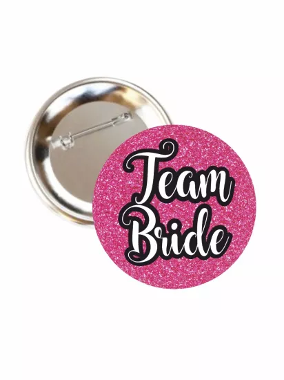 Team Bride Buton Rozet 58mm | Zaja Baskı