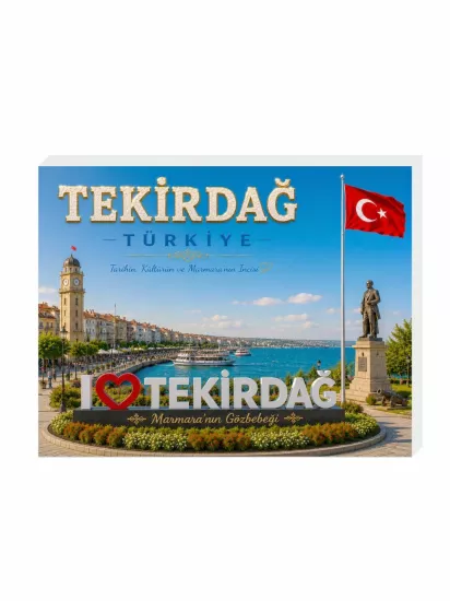Tekirdağ Buzdolabı Süsü Magnet | Tekirdağ Hatıra Magnet | ZajaBaskı