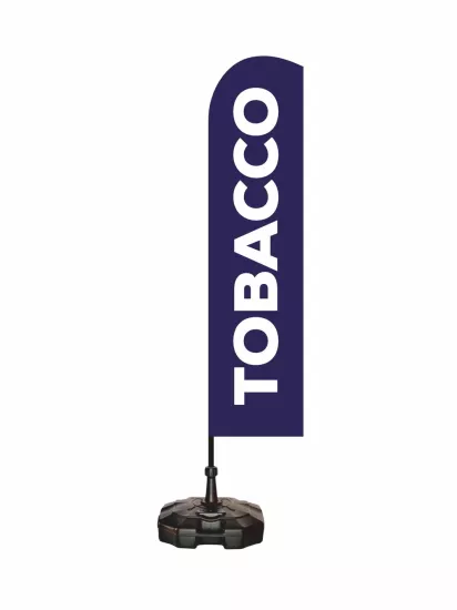 Tobacco Olta Plaj Yelken Bayrak Duba Modelleri ve Fiyatları | Tobacco Reklam Bayrağı Zajabaskı
