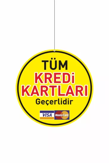Tüm Kredi Kartları Geçerlidir Levhası Modelleri ve Fiyatları | Zajabaskı