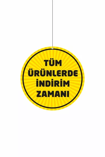 Tüm Ürünlerde İndirim Zamanı Mağaza Dönkartı Modelleri ve Fiyatları | Zajabaskı