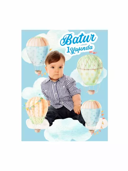 Uçan Balon Konsept Doğum Günü Magneti | Hayallerle Dolu Tatlı Hatıra – Hemen Keşfet