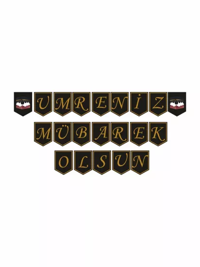 Umreniz Mübarek Olsun Flama Banner Kabe Konsept Modelleri ve Fiyatları | Zajabaskı