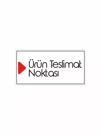 Zajabaskı – Ürün Teslimat Noktası Levhası 30x15 cm