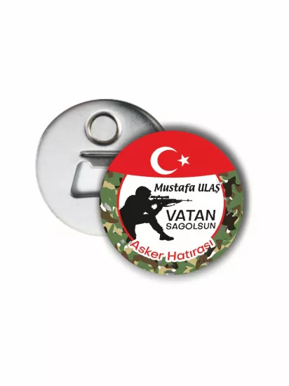 Vatan Sağolsun Yazılı Asker Hatırası Açacak Magnet Modelleri ve Fiyatları | Zajabaskı