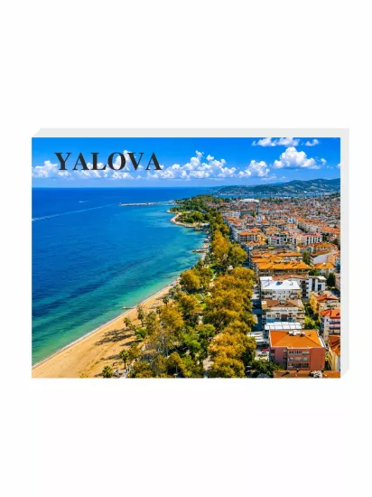 Yalova Magnet Buzdolabı Süsü | Dekoratif Şehir Magneti | ZajaBaskı