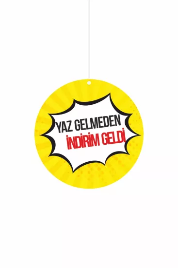 Yaz Gelmeden İndirim Geldi Mağaza Dönkartı Modelleri ve Fiyatları | Zajabaskı