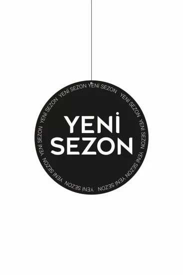 Yeni Sezon Mağaza Dönkart Siyah Renk 30x30 Ebat Modelleri ve Fiyatları | Zajabaskı