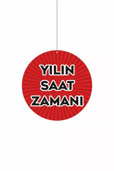 Yılın Saat Zamanı Mağaza Dönkartı Çift Yön Baskılı Modelleri ve Fiyatları | Zajabaskı