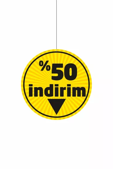 %50 İndirim Mağaza Dönkart 30x30 Ebat Modelleri ve Fiyatları | Zajabaskı