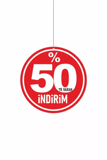 %50’ye Varan İndirim Yazılı Mağaza Dönkartı Modelleri ve Fiyatları | Zajabaskı