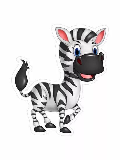 Zebra Temalı Doğum Günü Maket Pano Modelleri ve Fiyatları | Zajabaskı