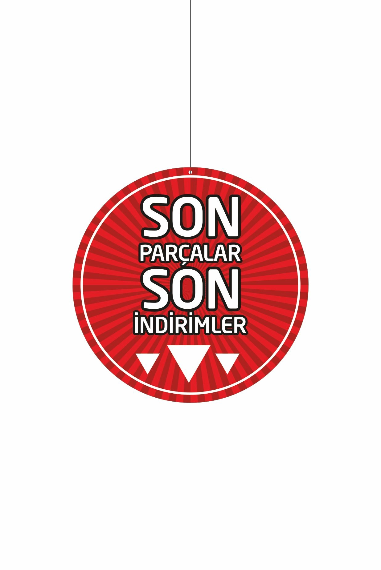 Son Parçalar Son İndirimler Mağaza Dönkartı Çift Yön Baskı