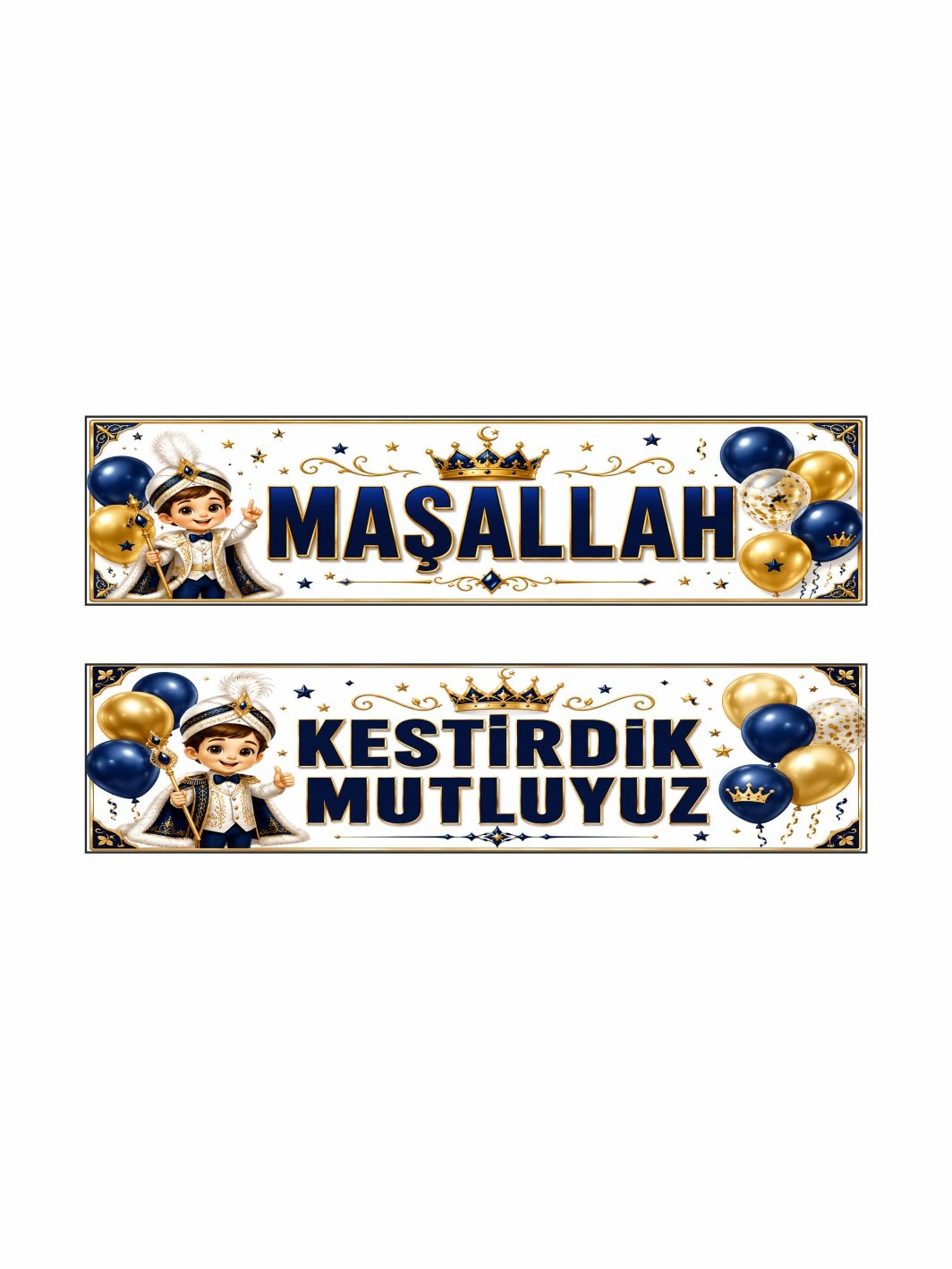Sünnet Arabası Plaka Süsleme Maşallah & Kestirdik Mutluyuz Yazılı Folyo Seti | ZajaBaskı