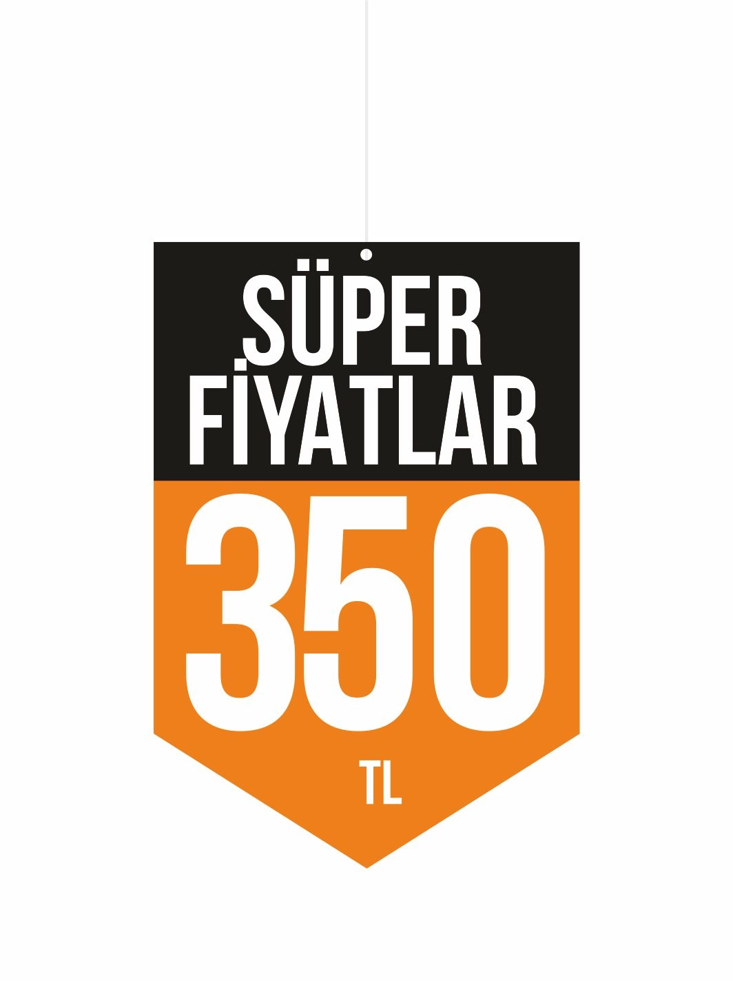 Süper Fiyatlar 350 TL Mağaza Dönkart Foreks Levha 30x20 cm | 3 mm PVC Foreks Tabela