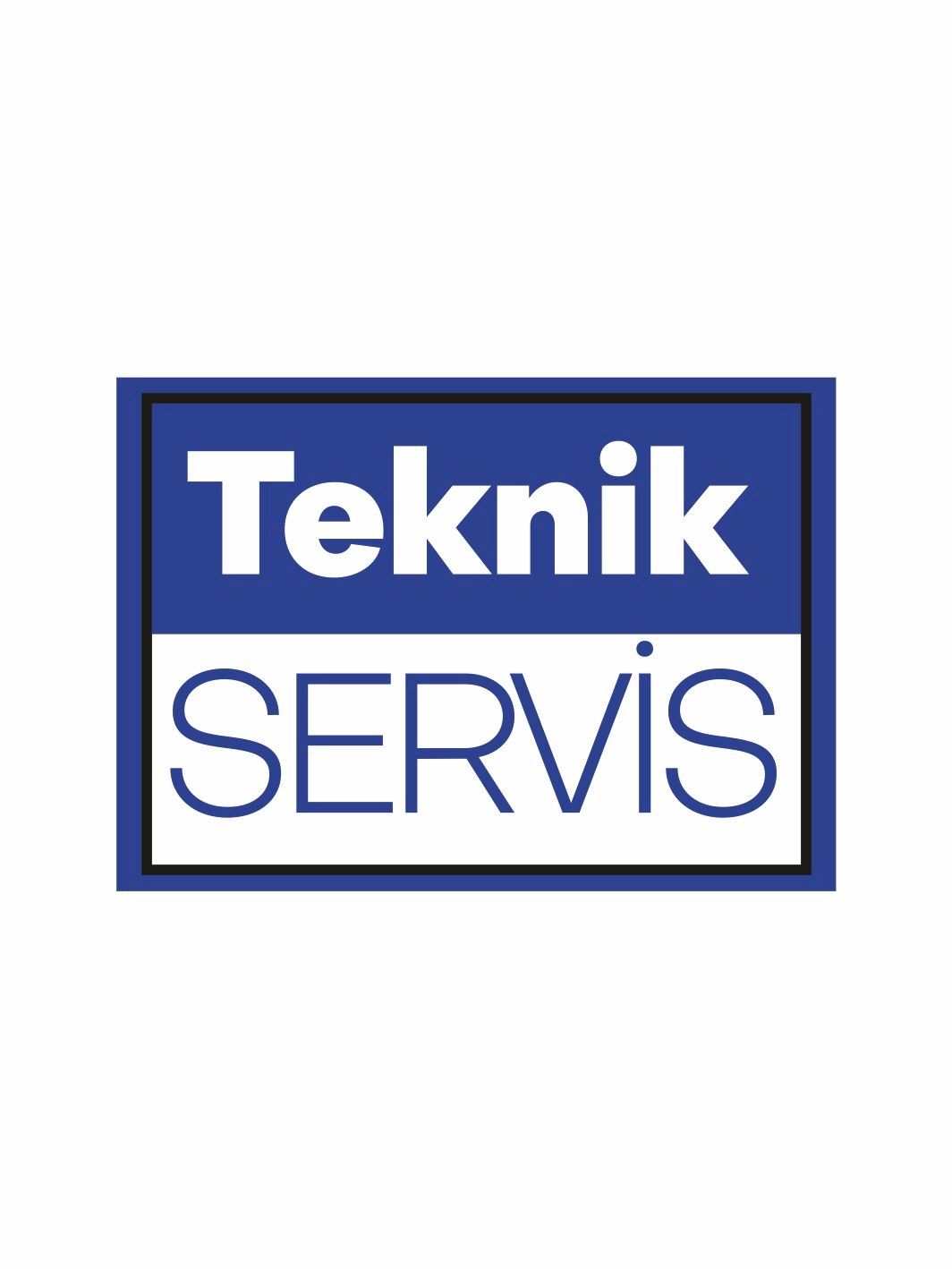 Teknik Servis Uyarı Levhası – Yetkili Alan Güvenlik ve Yönlendirme Panosu