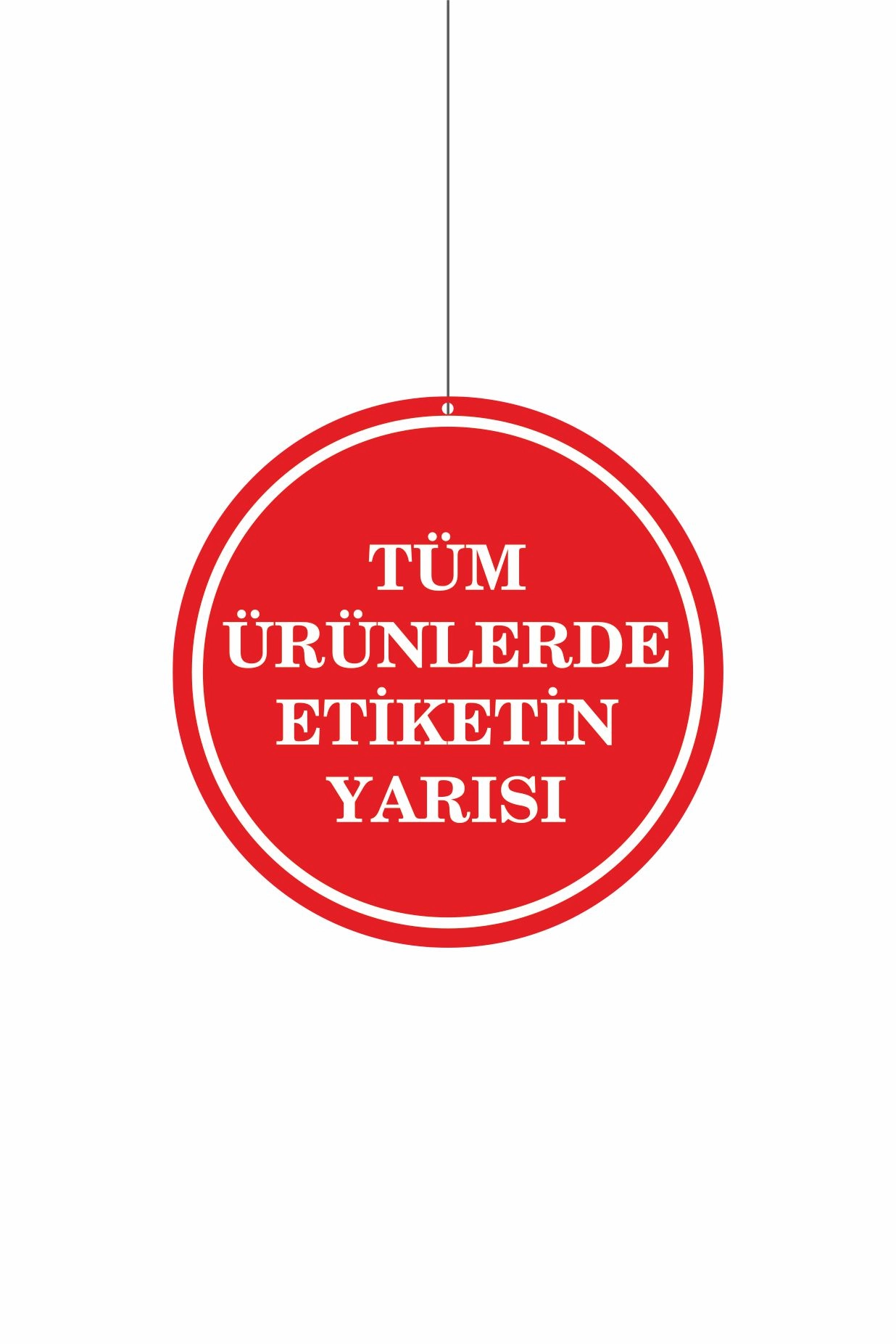 Tüm Ürünlerde Etiketin Yarısı Mağaza Dönkartı