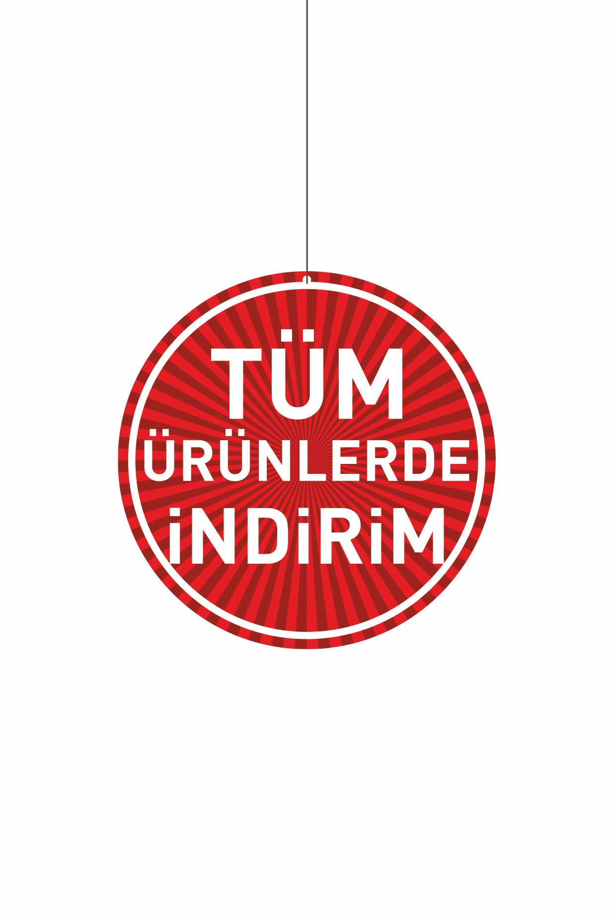 Tüm Ürünlerde İndirim Mağaza Dönkartı