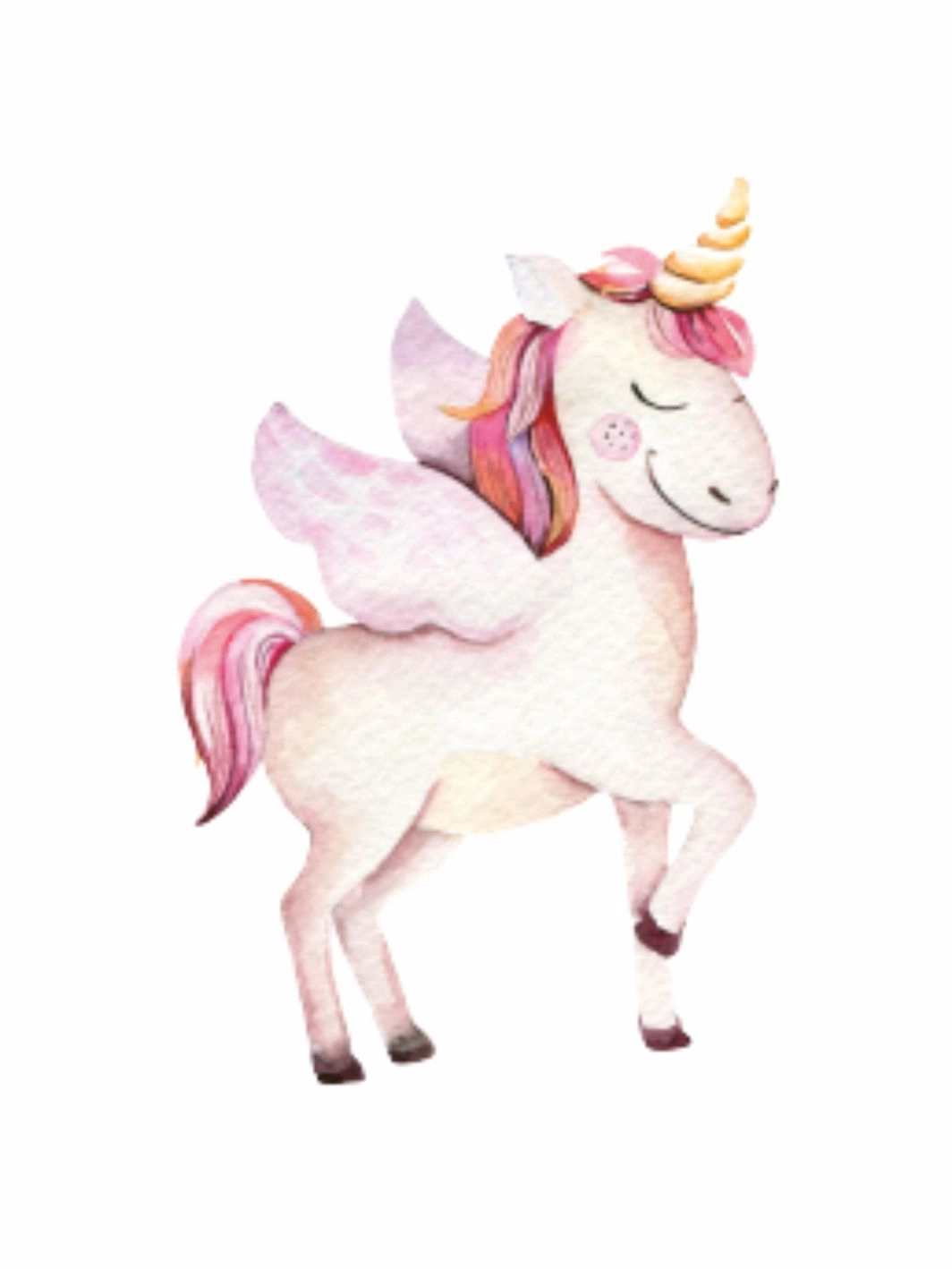 Unicorn Tema Doğum Günü Karakter Maket Panosu