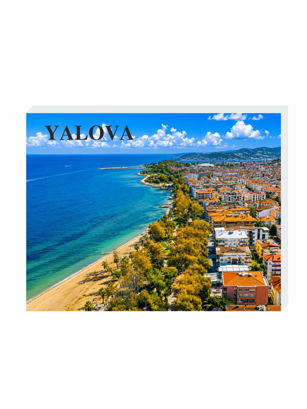 Yalova Magnet Buzdolabı Süsü | Dekoratif Şehir Hatırası Magnet