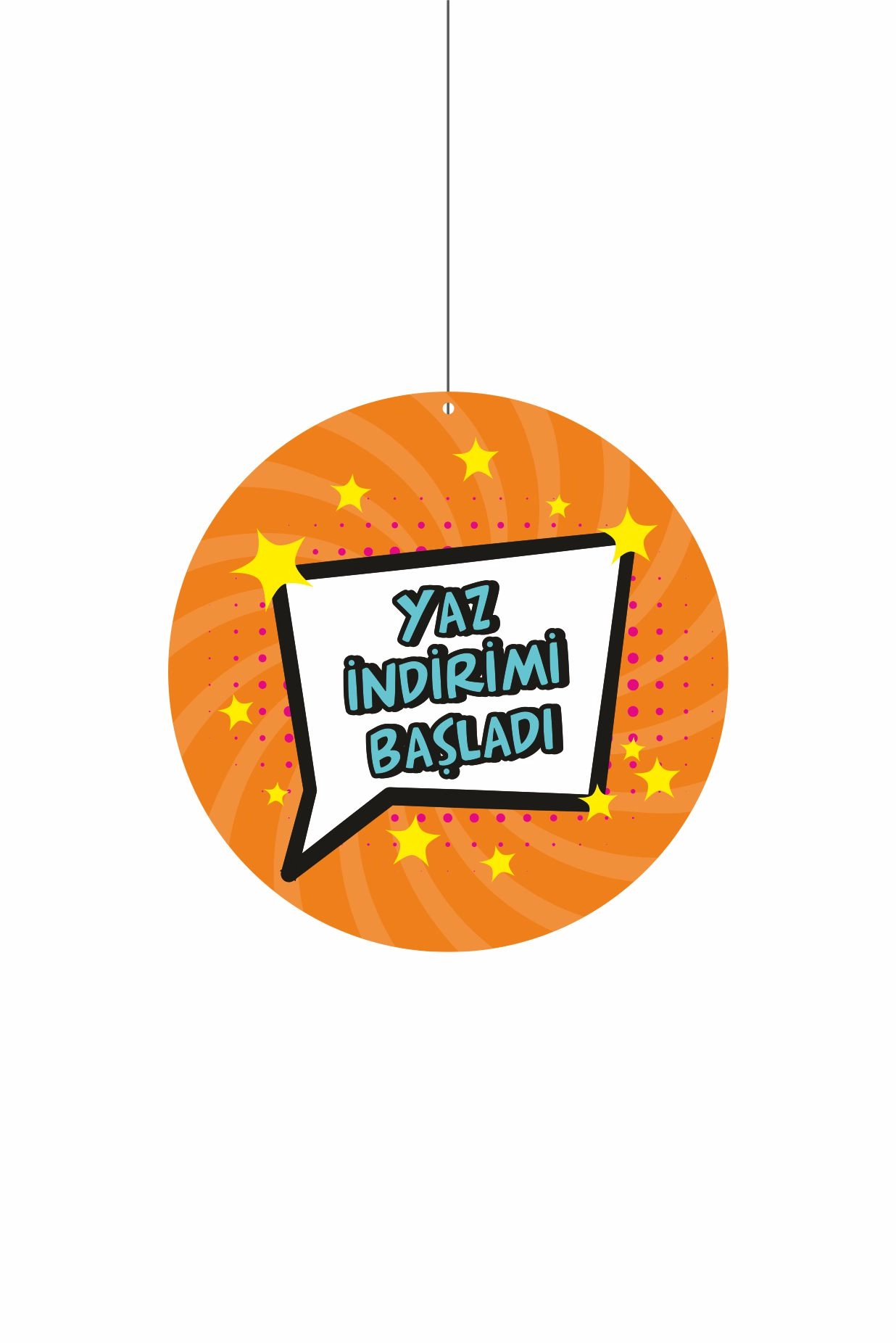 Yaz İndirimi Başladı Mağaza Dönkartı
