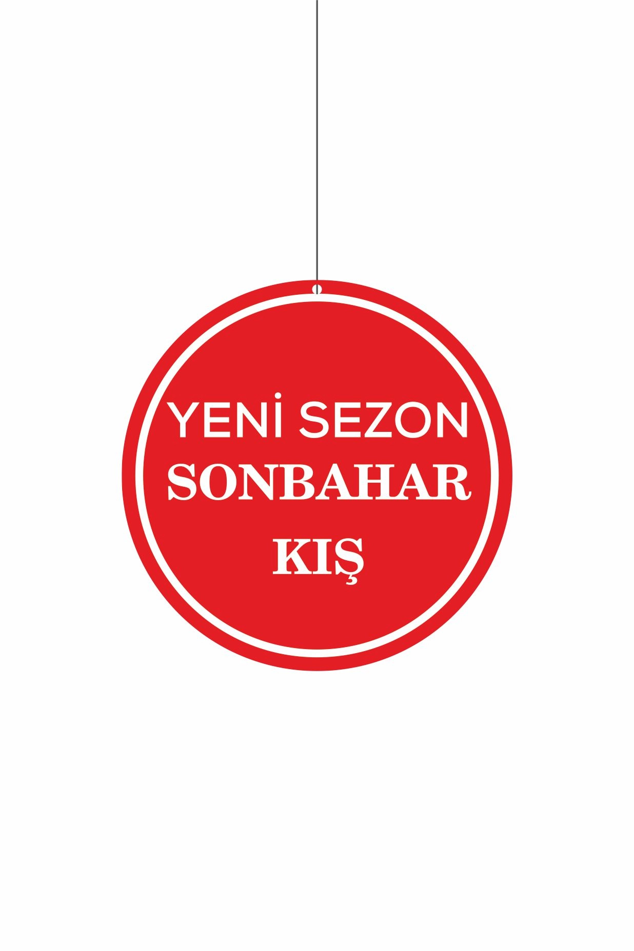 Yeni Sezon Sonbahar Kış Mağaza Dönkartı