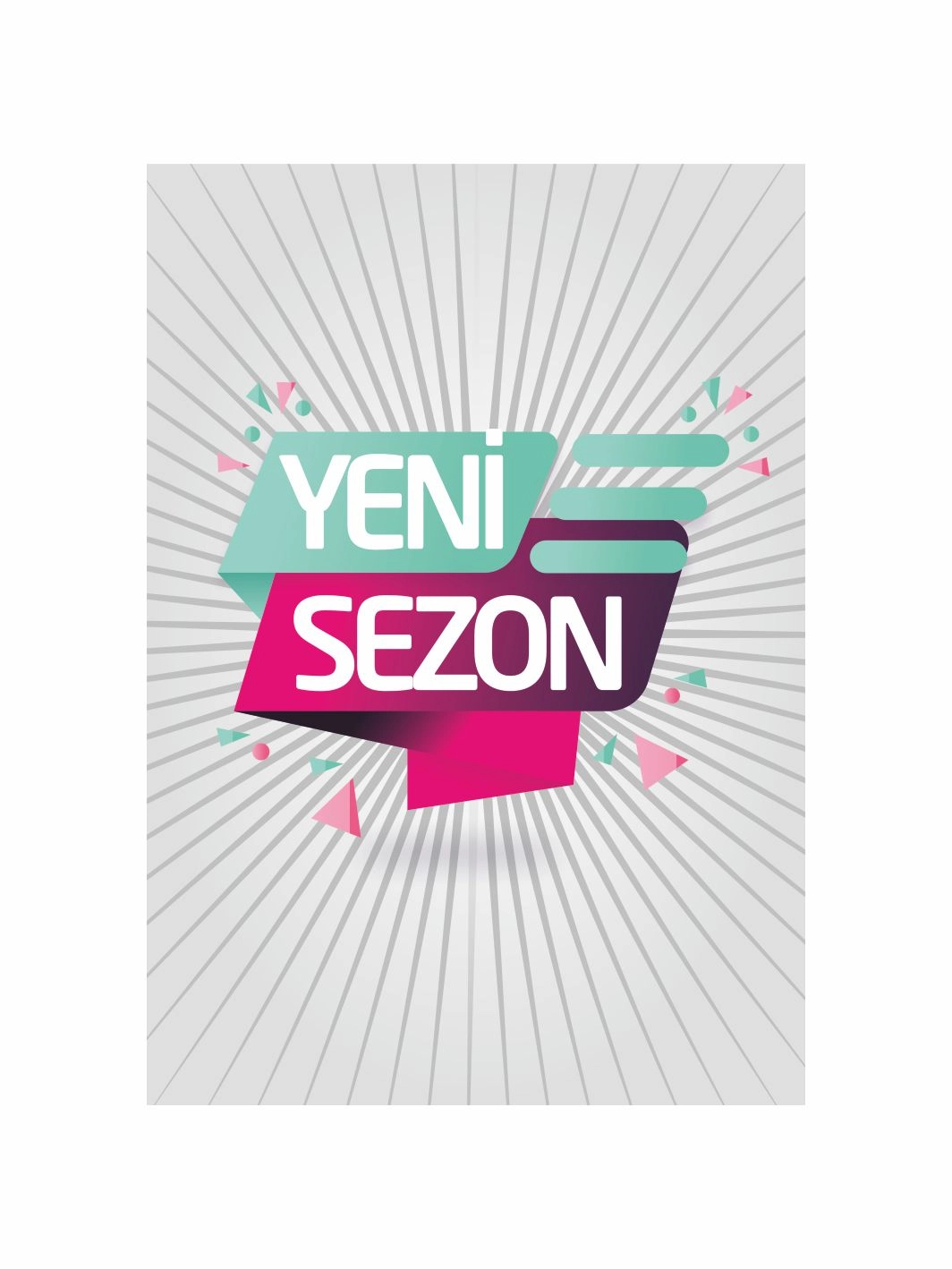Yeni Sezon Yazılı Mağaza Karşılama Ayaklı Pano